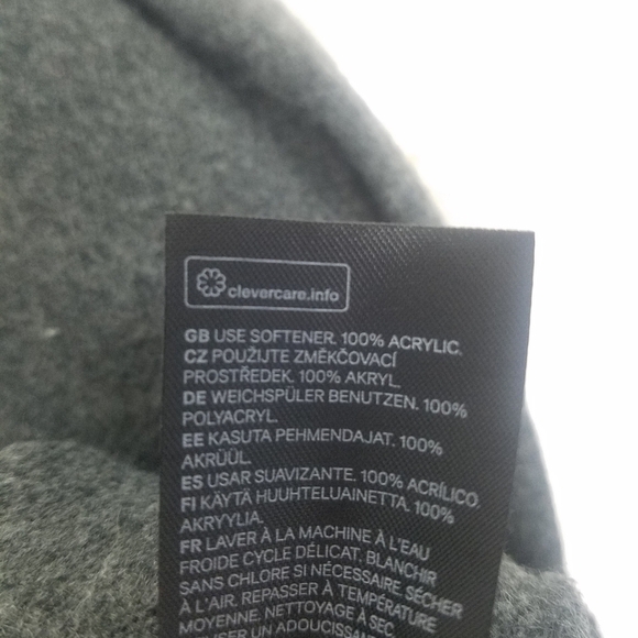 H&M gray long men's scarf - Picture 9 of 9